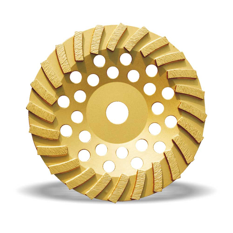 Бриллиантовое шлифовальное колесо, сегментированный турбо -ряд